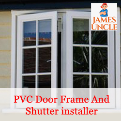 PVC Door Frame And Shutter installer Mr. Goutam Das in Sonarpur